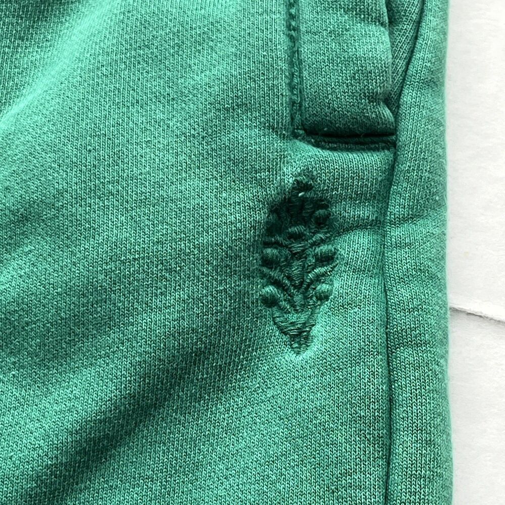 FP Movement Free People Sweatpants Green M Relaxed Barrel Leg Pleated Joggers - Picture 7 of 14
